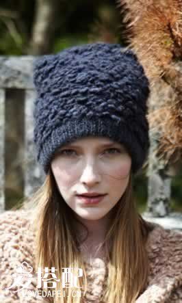 针织羊毛beanie帽